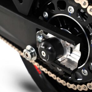Swingarm Protectors, (expanding type, ORANGE), KTM 790 Duke up to 23 / 890R Duke, 790/890 Adventure / 890 SMT 23- / 990 Duke 24- / 1290 Super Adventure R 21- / CFMoto 800 MT 22- / CFMoto 800 NK 23-