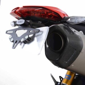 Licence Plate Holder, Ducati 950 Hypermotard 19-20 (for Termignoni RHS exhaust [road/offroad only])