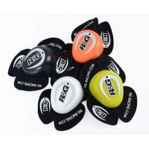 Aero Knee Sliders (standard rear profile) (pair, opaque/white)
