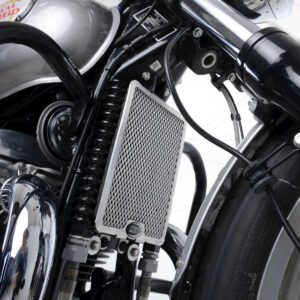 Oil Cooler Guard, BLACK, Royal Enfield 650 Interceptor 19- / 650 Continental GT 19-