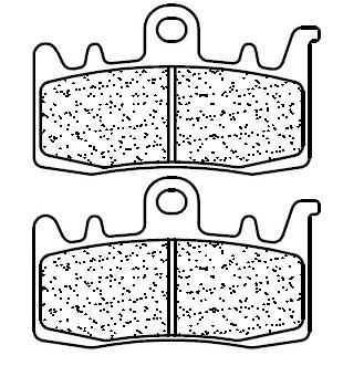 CL Brakes XBK5 Bromsbelägg Fram Sintrade SPORT