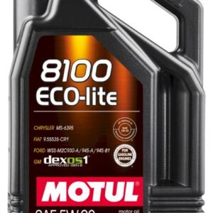 Motul 8100 ECO-LITE 5W20 5L (4st/Kartong)