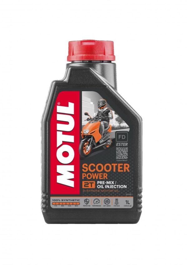 Motul Scooter Power 2T 1 L (12st/Kartong)