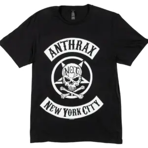Anthrax Biker Skull-T-shirt