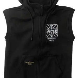 WEST COAST CHOPPERS OG ATX HOODIE VÄST