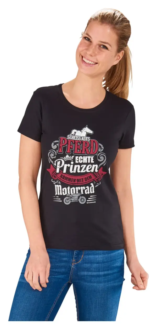 "Motorrad&Pferd" Ladies T-Shirt