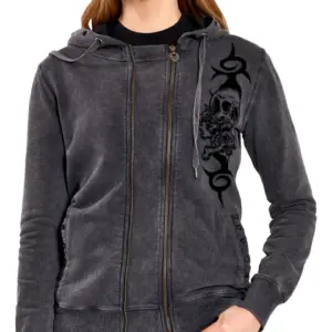 Lethal Angel Crossbones zip-hoodie