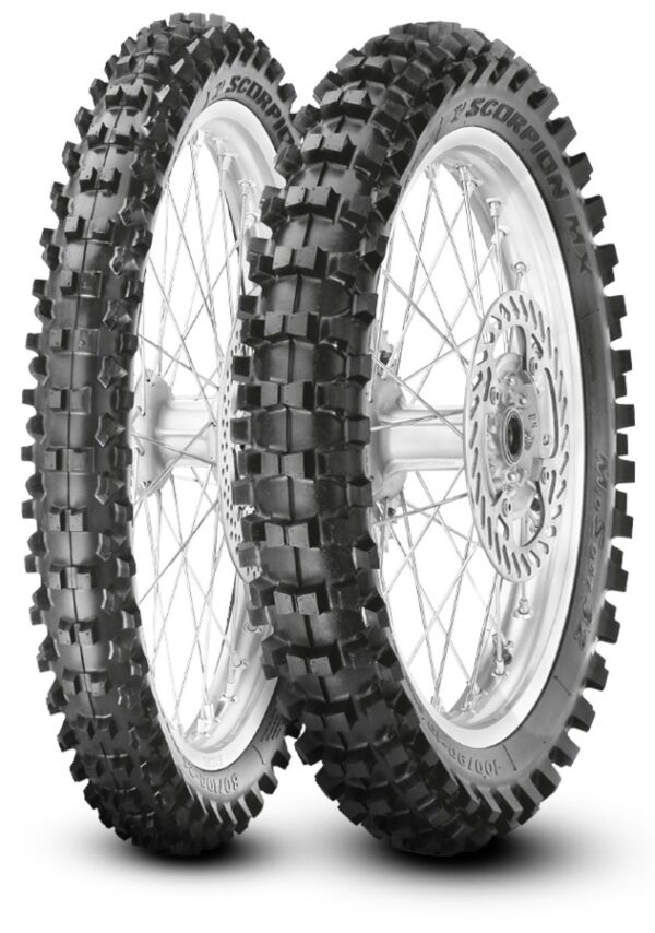 90/100-21F 57M PIRELLI SCORPION MX32 MID SOFT